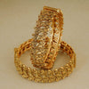 PLAIN GOLD PLATED DANCING DOLL BANGLE SET